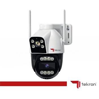TK-6MP Dual Screen WiFi PTZ Güvenlik Kamerası (ICSee)