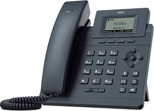 Karel IP310 Masaüstü IP Telefon Adaptör Dahil