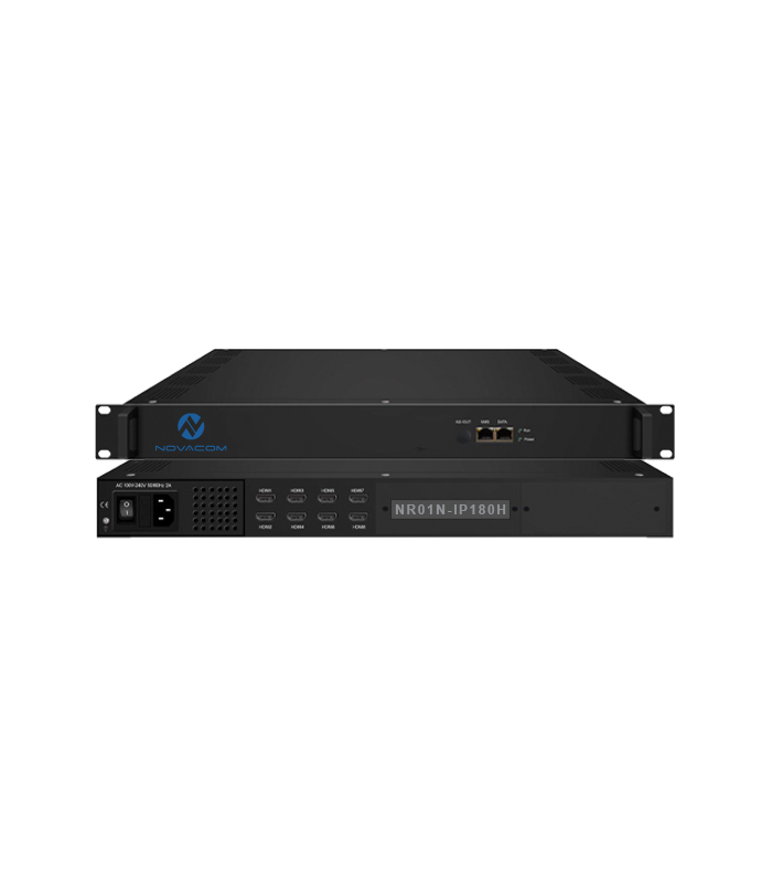 NR01N-IP180H 8 HDMI INPUT 8 SPTS IP OUT IPTV ENCODER - küçük görsel 1