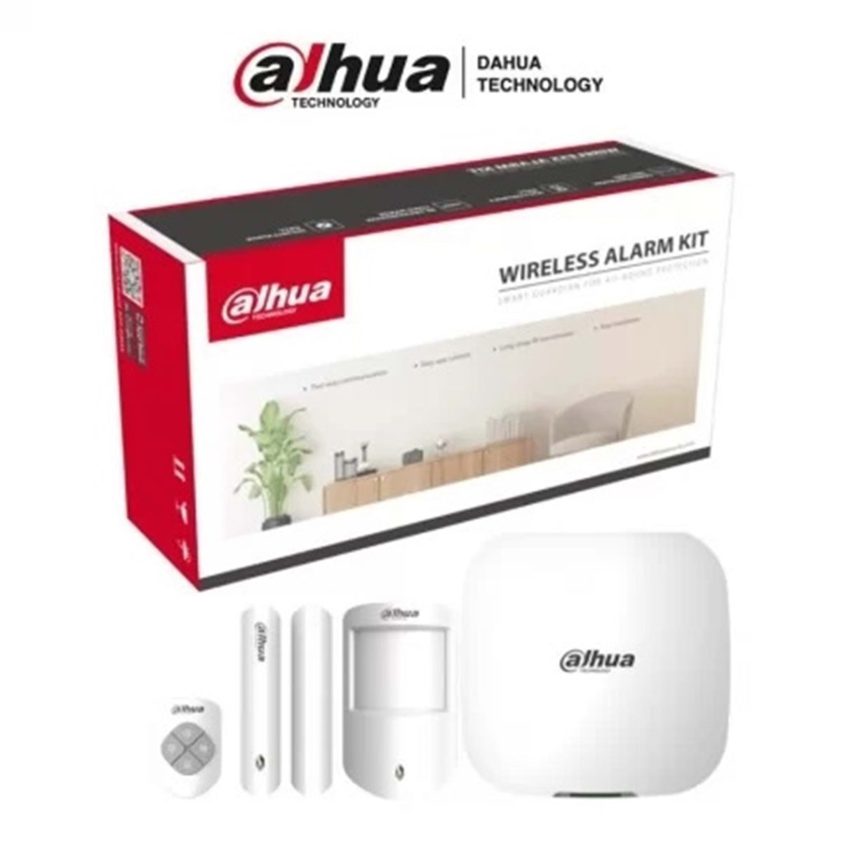 Dahua ART-ARC3000H-03-W2(868) (1PIR+1MK+PANEL+KUMANDA) Kablosuz Alarm Seti Kit
