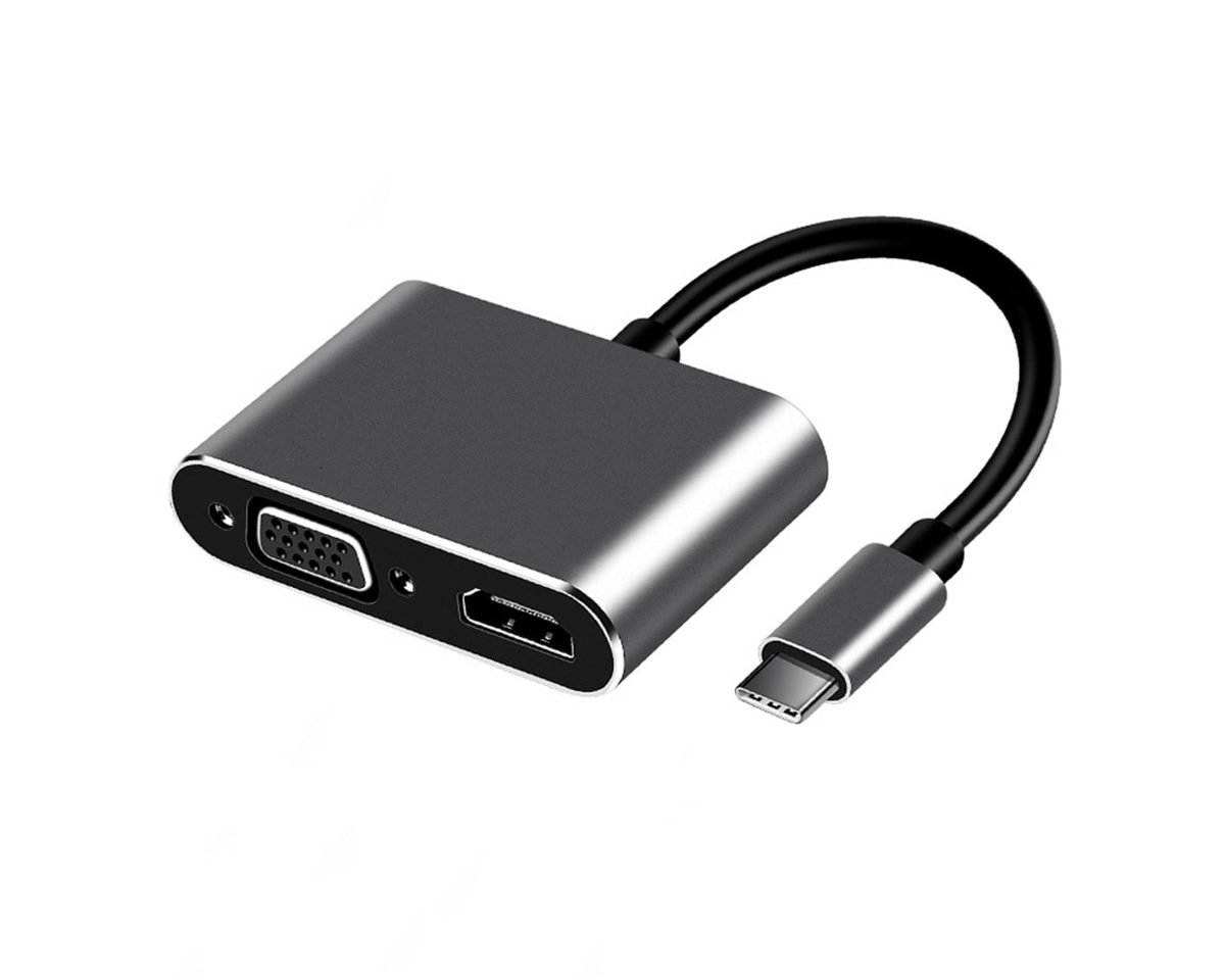Frisby FA-7678C Type-C - HDMI+VGA 4Kx2K Adaptör