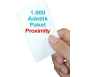 1.000 adet 1.Sınıf Proximity Kart (Seri numara baskılı)