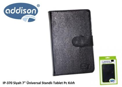 Addison IP-370 Siyah 7'' Üniversal Standlı Tablet PC Kılıfı