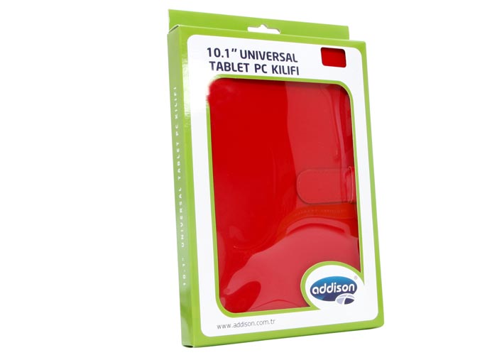 ADDISON IP-310 KIRMIZI 10.1'' ÜNİVERSAL STANDLI TABLET PC KILIFI
