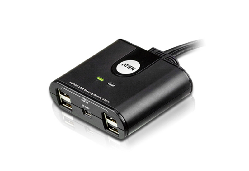 Aten US224 USB Arayüzüne Sahip Cihazları Paylaştıran Switch - görsel 2