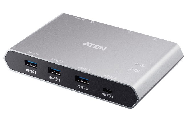 Aten US3342 2-Port USB-C Gen 2 Paylaşım Switch'i - görsel 2