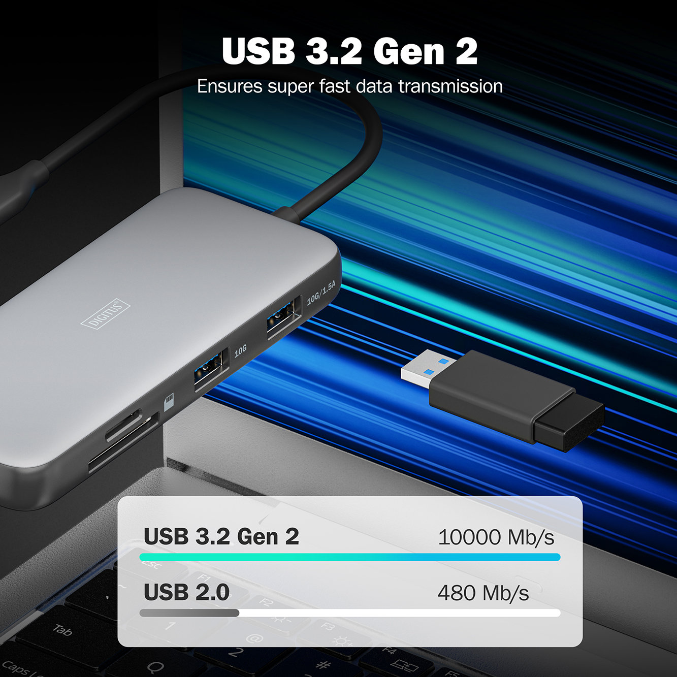 Digitus DA-70914 USB-C Docking Station - görsel 10