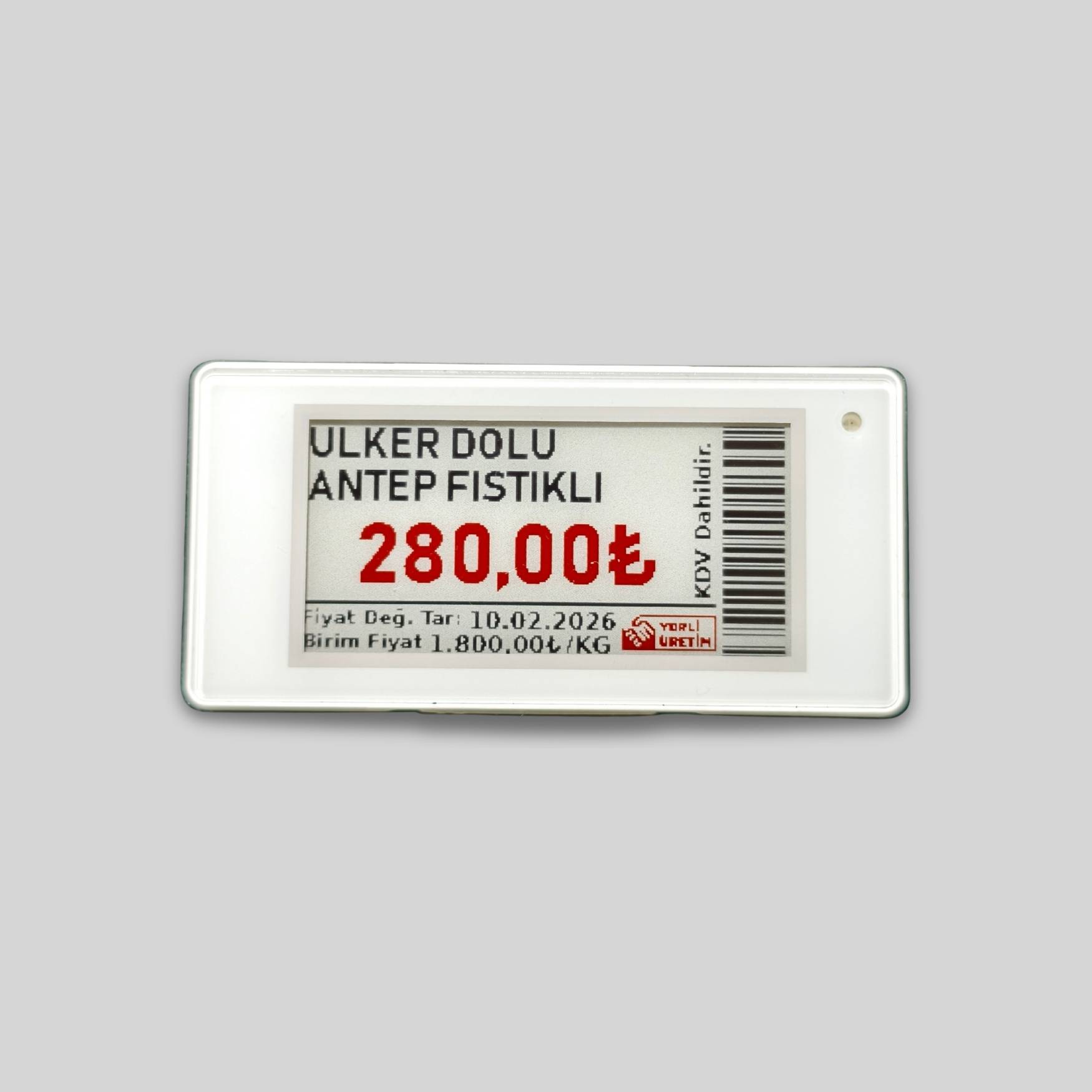 2.13 İnç ELEKTRONİK RAF ETİKETİ (BWRY)