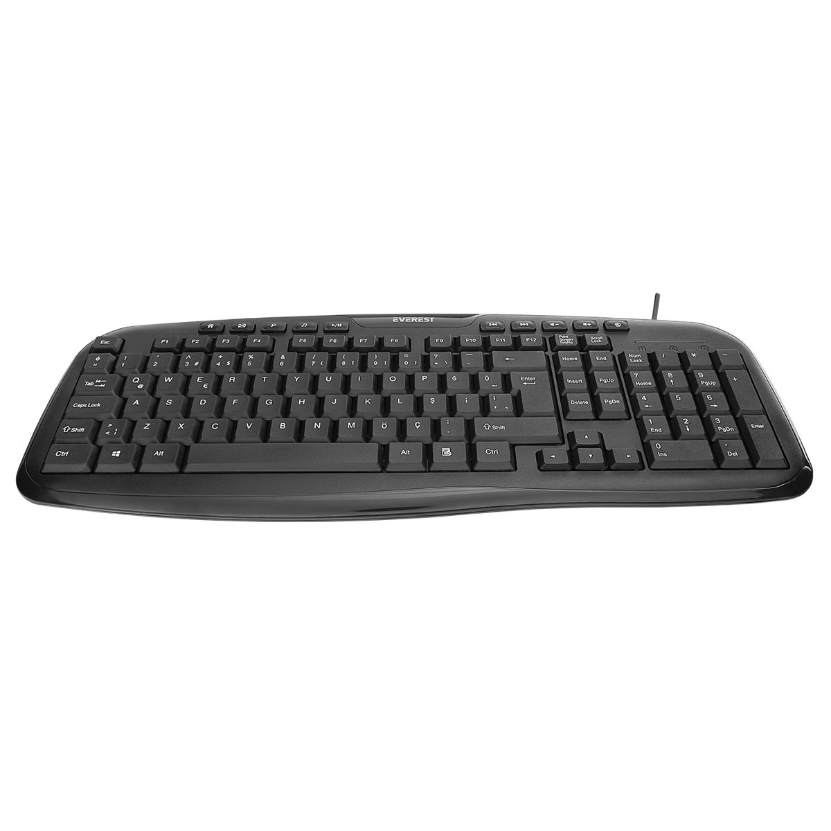 Everest UN-795 Siyah Usb Q Multimedia Klavye + Mouse Set - görsel 3