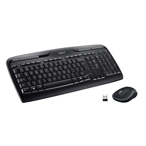 Logitech MK330 M.Medya Siyah Kablosuz Klavye Mouse Set (920-003988)