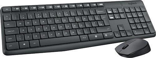 Logitech MK235 (920-007925) Siyah Kablosuz Klavye&Mouse Set