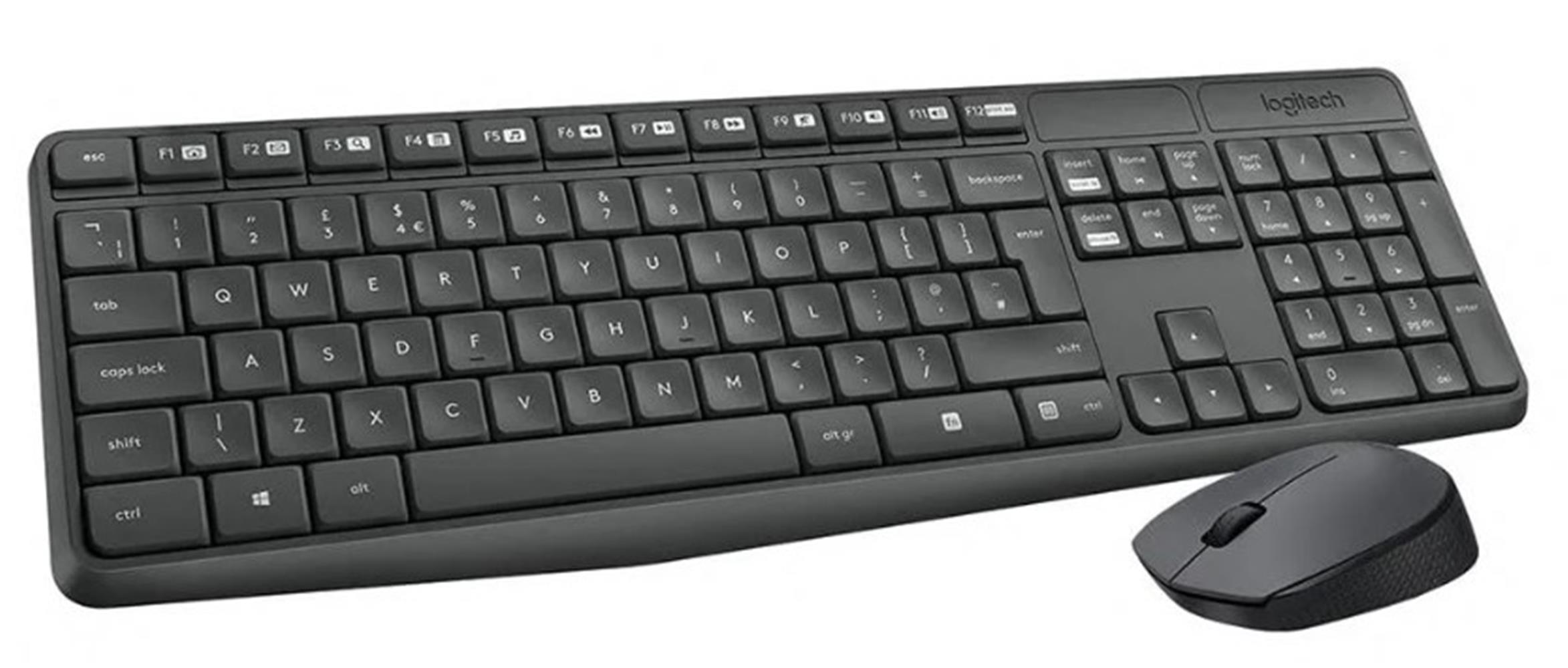 Logitech 920-007931 MK235 İngilizce Kablosuz Klavye & Mouse Seti - görsel 2