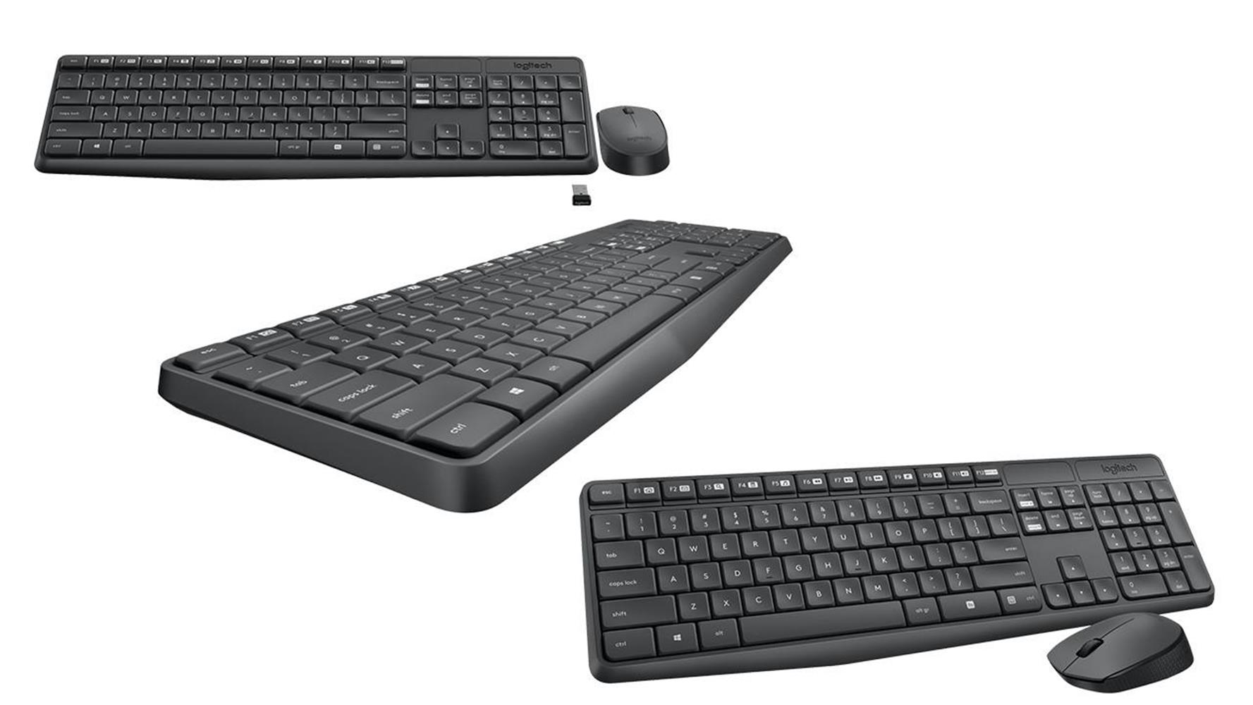 Logitech 920-007931 MK235 İngilizce Kablosuz Klavye & Mouse Seti