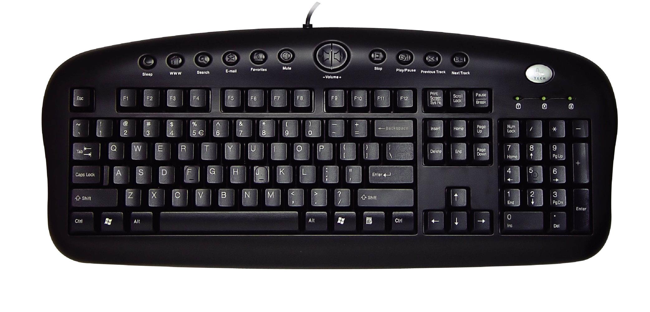 A4 Tech Kb-28G Siyah Usb Multımedya Gamer Klavye - görsel 2