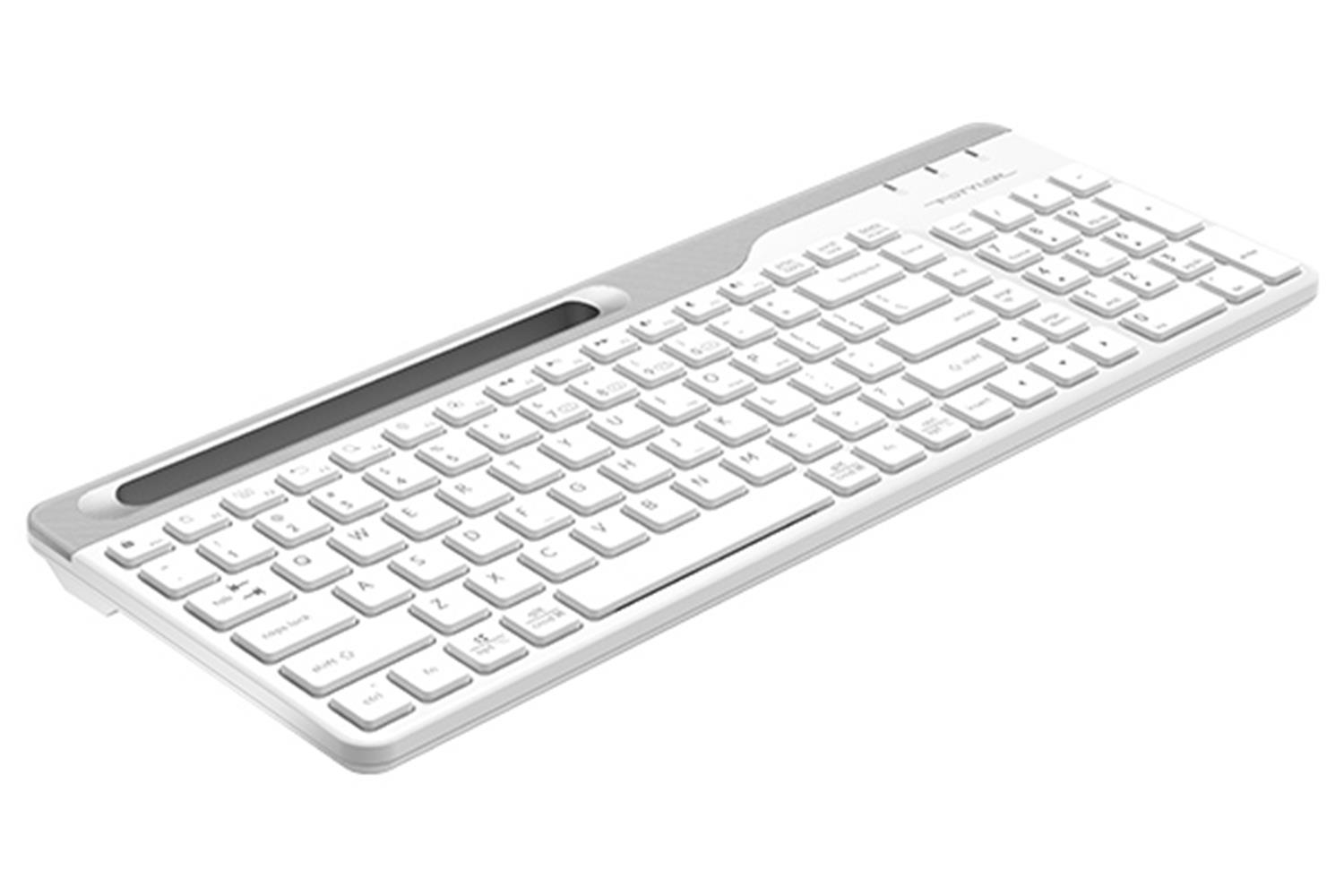A4 Tech Fbk25 Beyaz Bluetooth+2.4G Nano Fn Multimedya Klavye - görsel 2