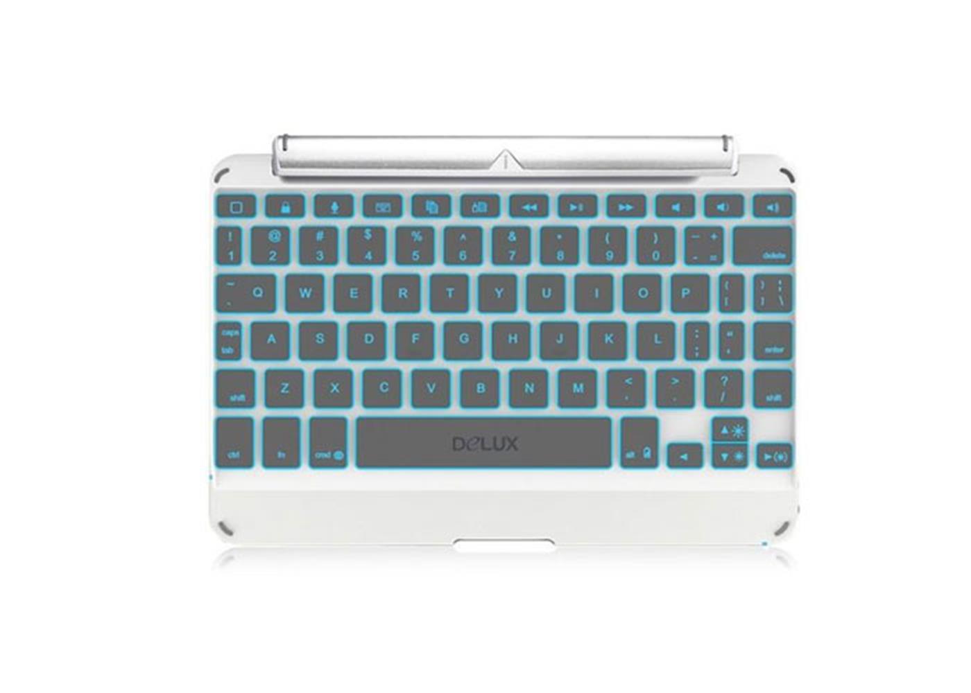 Everest KB-BT11 Beyaz Bluetooth iPad Mini Işıklı Everest KB-BT11 Kablosuz Stand/Klavye