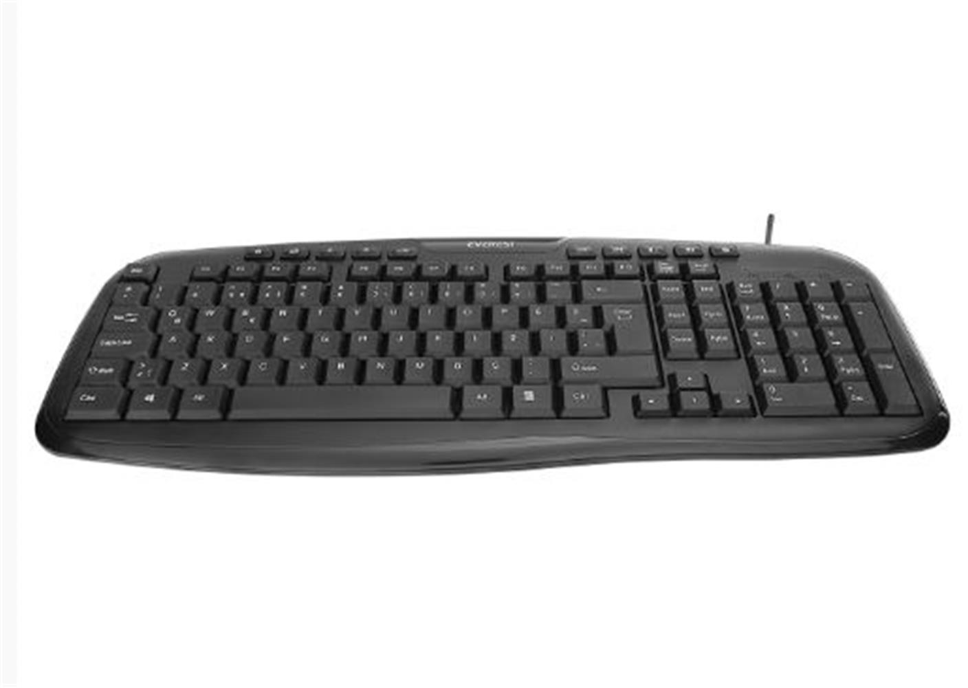 Everest UN-795 Siyah Usb Q Multimedia Klavye + Mouse Set
