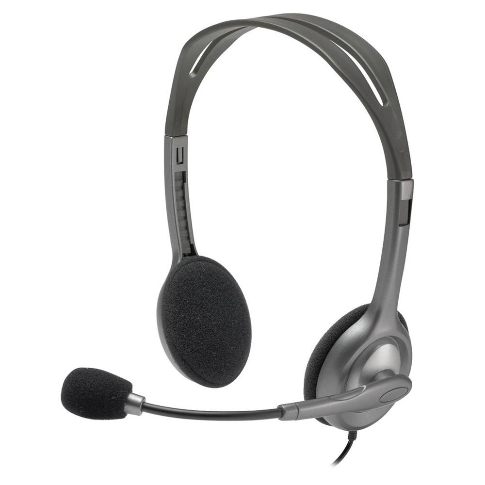 Logitech 981-000593 H111 Stereo Kulaklık Sterio Jacklı - görsel 2