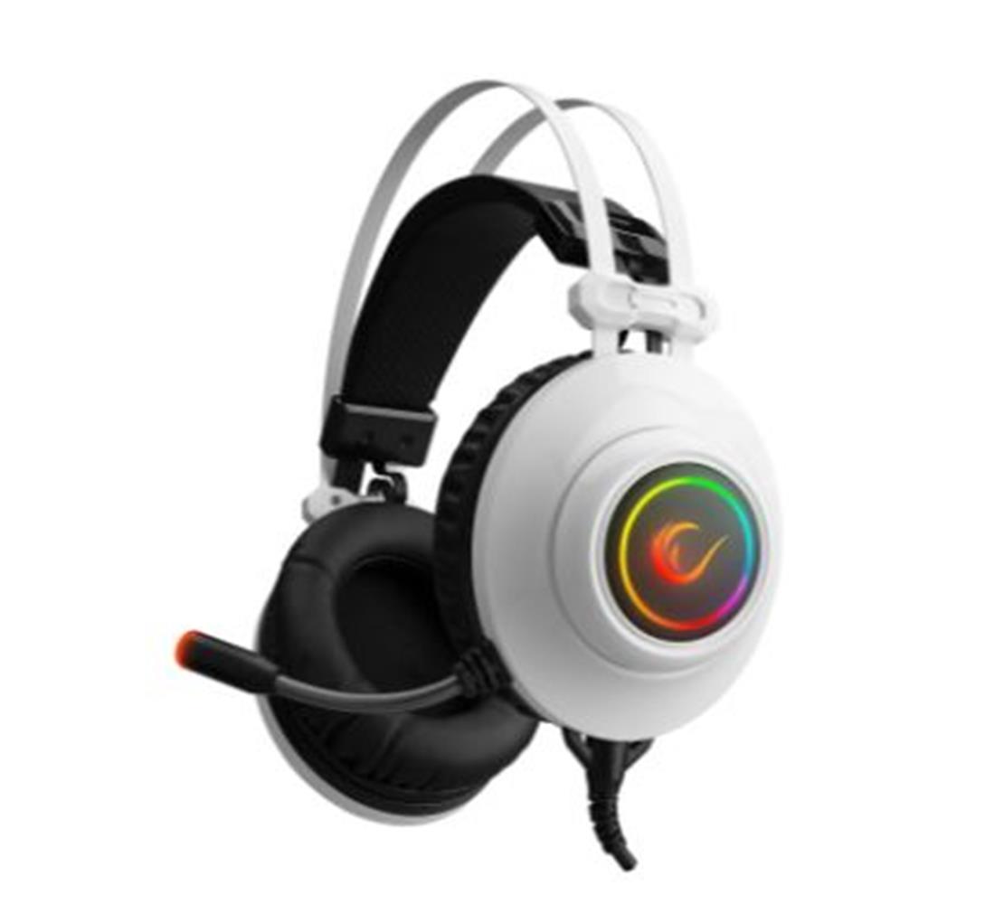 Rampage RM-K1 PULSAR Beyaz Usb 7.1 Surround+Titreşim RGB Gaming Oyuncu Mikrofonlu Kulaklık - görsel 2
