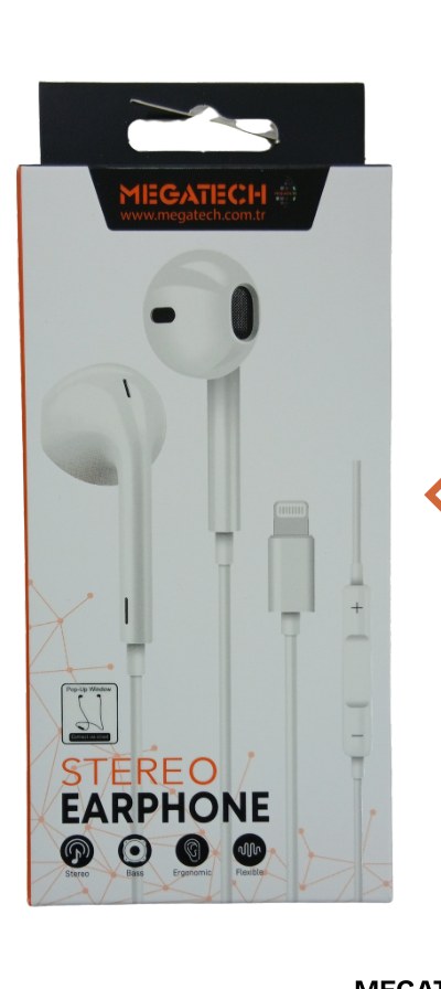 Megatech Lightning Kablolu Kulakiçi Stereo Kulaklık