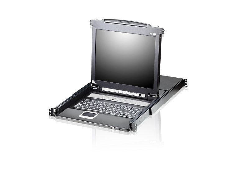Aten CL5708MT Touchpad’i ve Türkçe Klavye'si Bulunan 8 Port PS/2-USB KVMP Switch - görsel 3