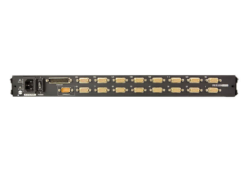 Aten CL5716MT Touchpad’i ve Türkçe Klavye'si Bulunan 16 Port PS/2-USB KVMP Switch - görsel 4