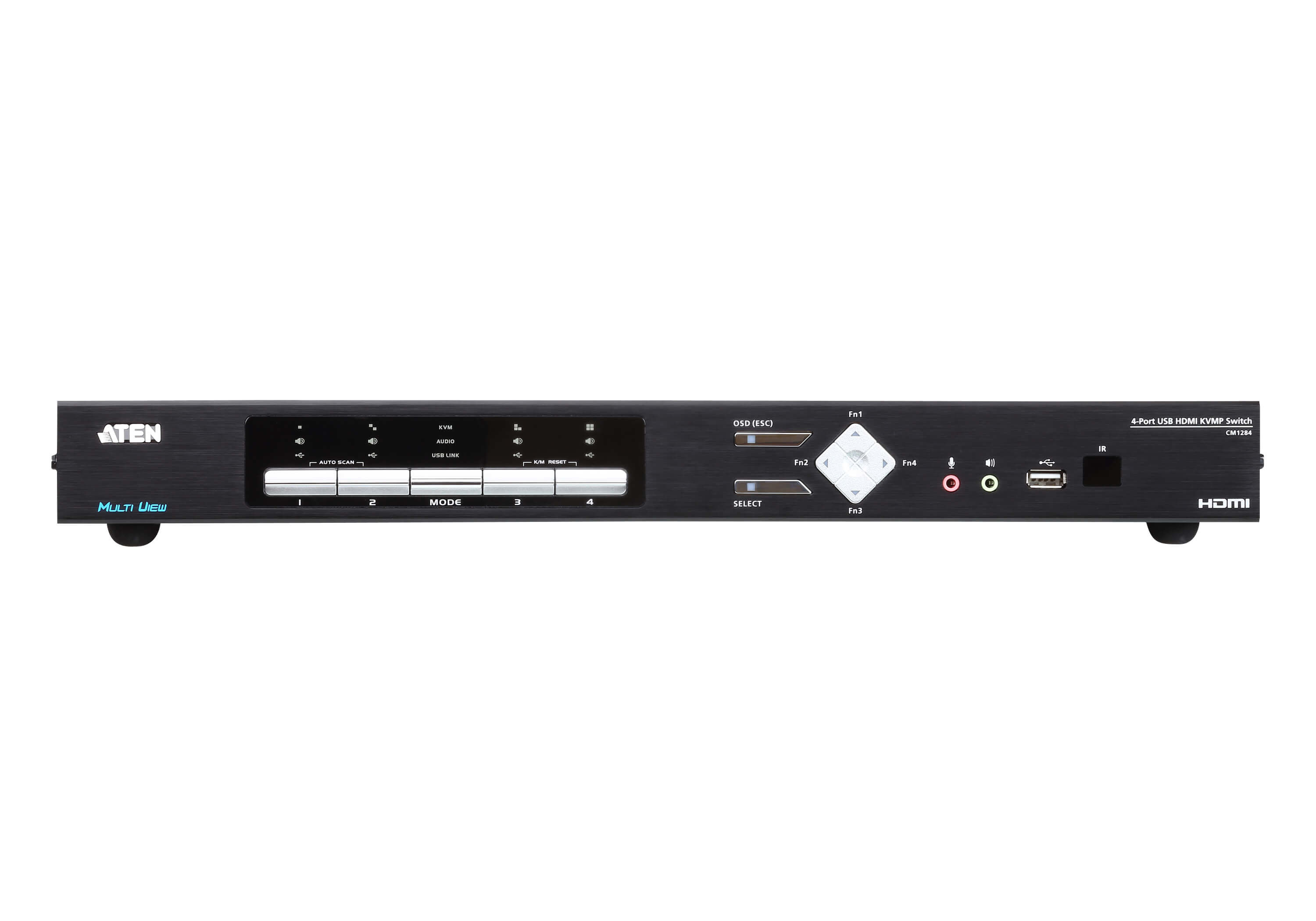 Aten CM1284 4-Port USB HDMI Multi-View KVMP Switch - görsel 4