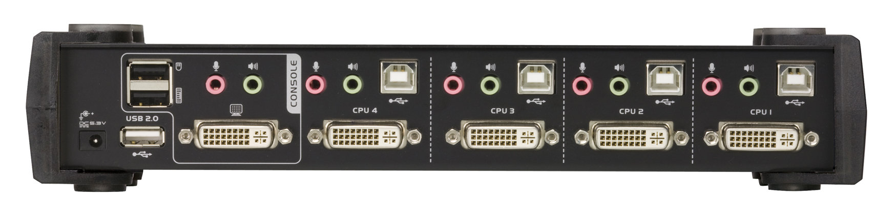 Aten CS1784A 4 Port USB DVI Dual Link KVMP Periferi Switch - görsel 3