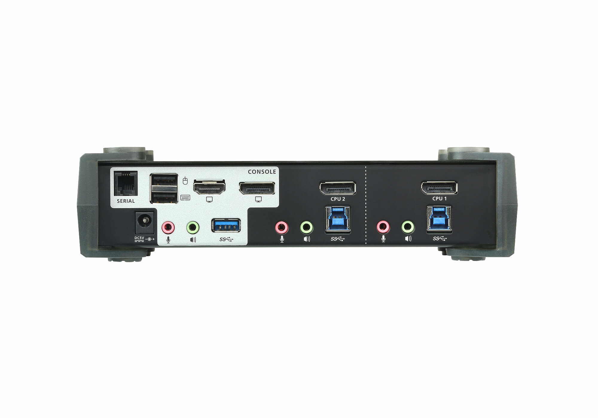 Aten CS1922M 2-Port USB 3.0 4K DisplayPort MST KVMP Periferi Switch - görsel 3