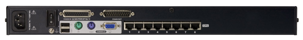 Aten KH1508A 8 port Cat 5 High-Density PS/2 - USB KVM Switch - görsel 3