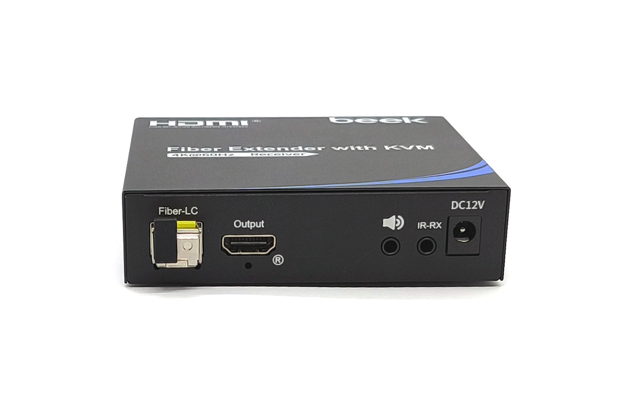 BEEK BS-EXT-4K2U-SM20 4K @60Hz HDMI KVM Fiber Sinyal Uzatma Cihazı