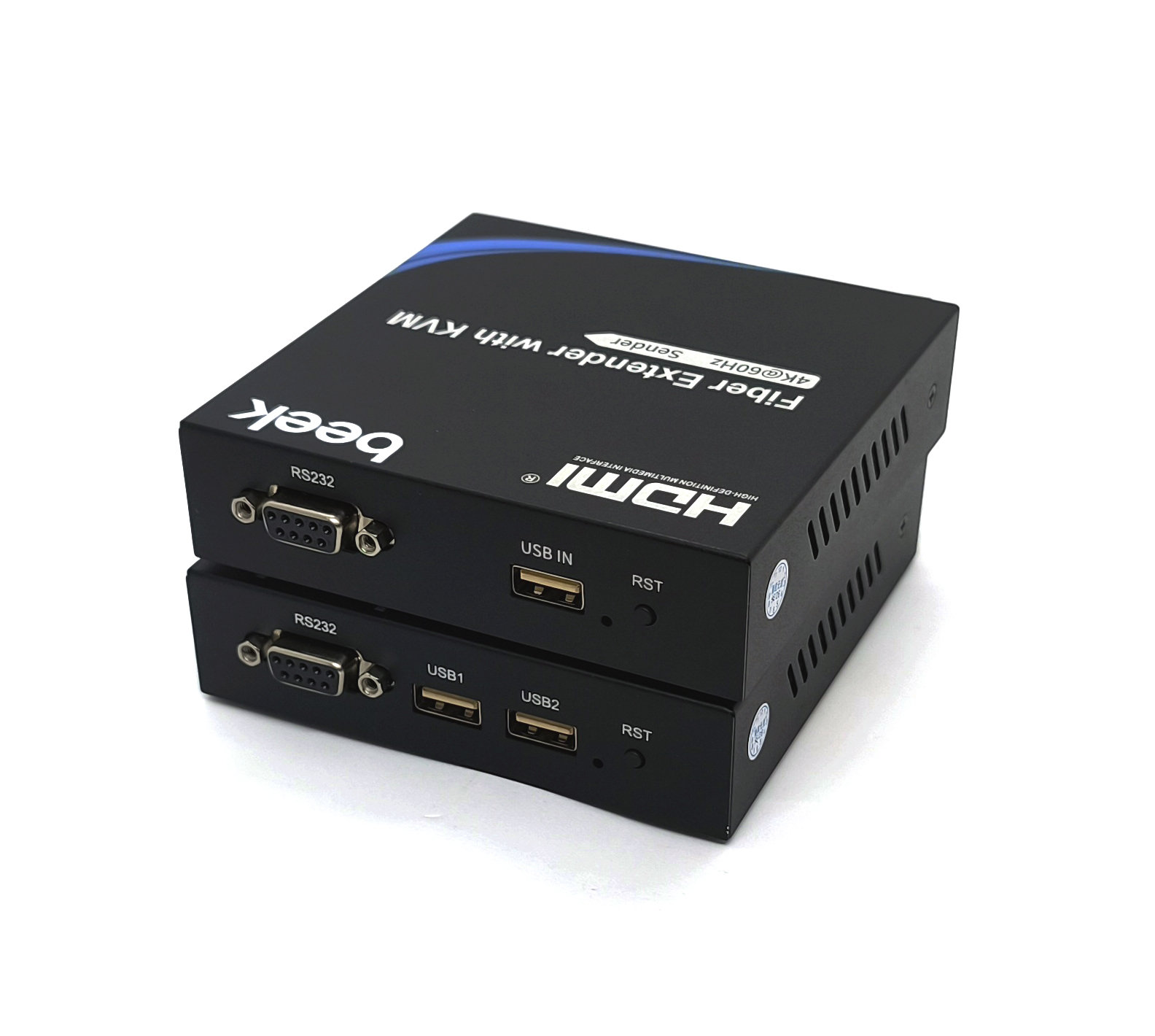 BEEK BS-EXT-4K2U-SM20 4K @60Hz HDMI KVM Fiber Sinyal Uzatma Cihazı - görsel 3