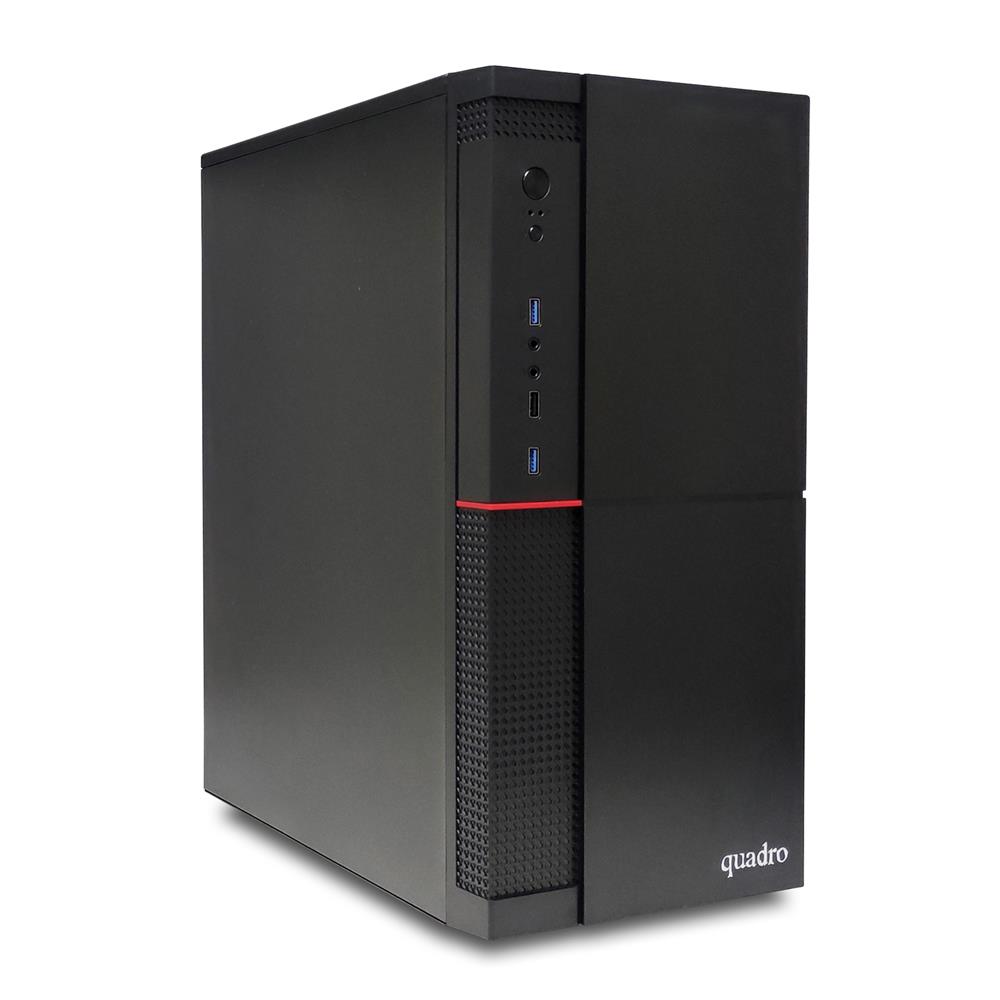 Quadro Solid DHA- 41825 Ci3 4130 3.4Ghz 8gb 256gb SSD ONB VGA Freedos Masaüstü Bilgisayar *DVD YOK* - görsel 2