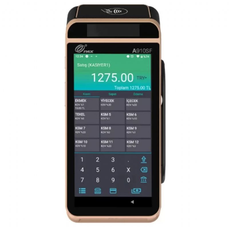 PAX A910SF Android YazarkasaPOS