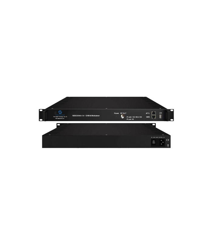 NR01M-4S2X4QC 4 FTA DVBS-2 /4 DVBC QUAM MODÜLATÖR