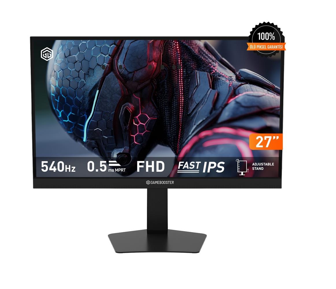 GameBooster 27" GB-27F540FP 540Hz Fast IPS 0.5ms MPRT FHD 2xHDMI+2XDP RGB Pivot Flat Gaming Monitör - görsel 2