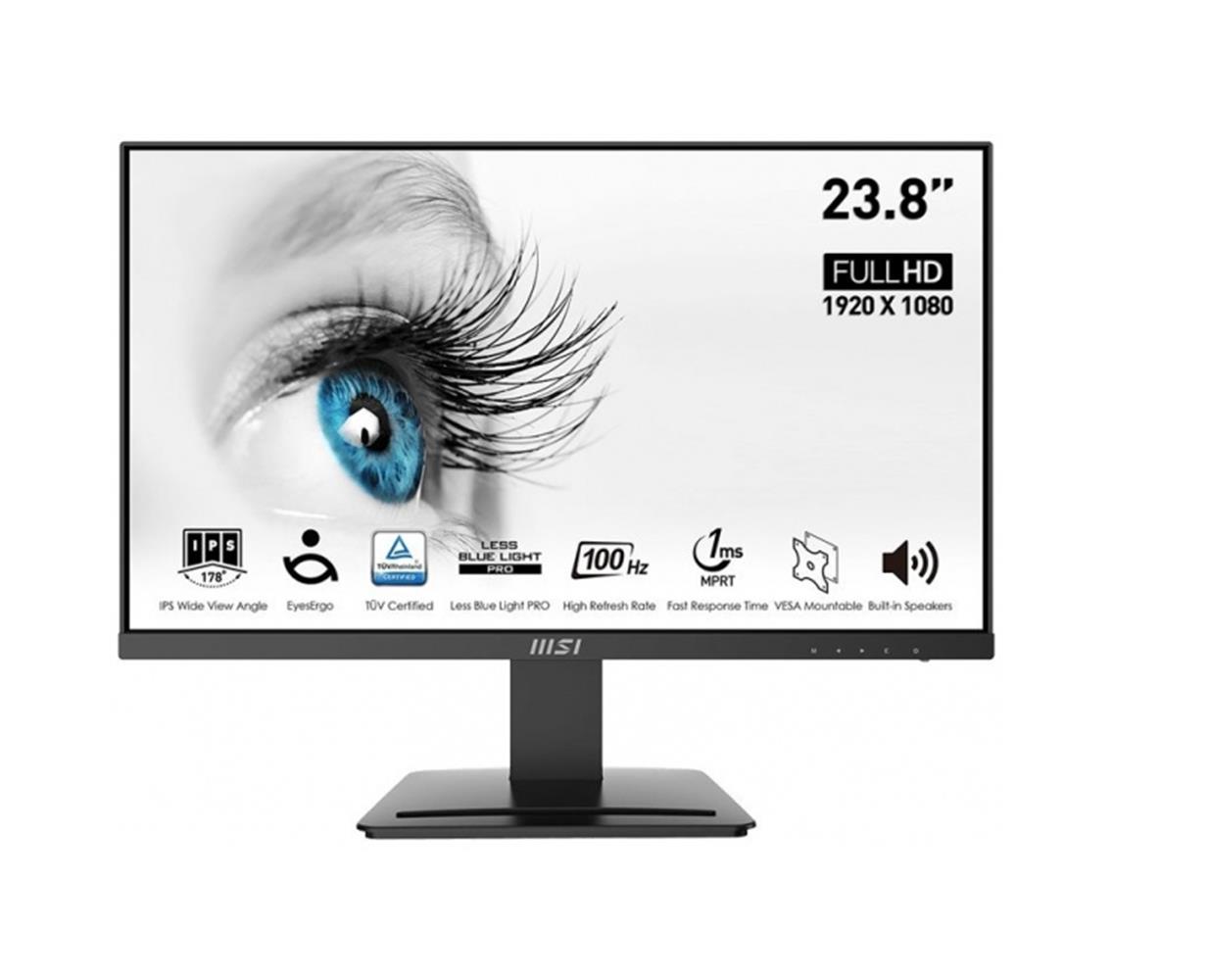 Msi 23.8" Pro MP243X 1920x1080 1ms 100Hz IPS Anti-Glare Full HD Monitör - görsel 2