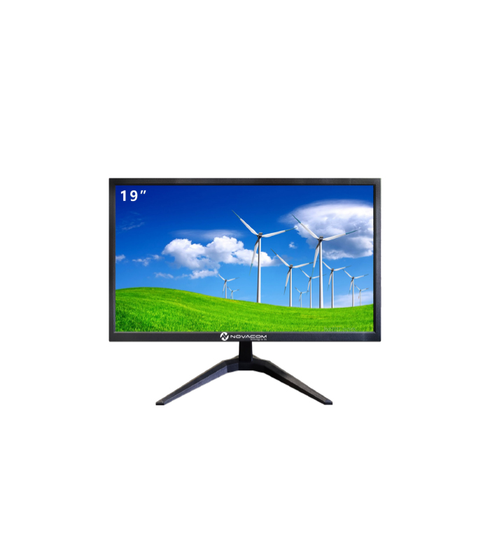 NOVACOM NVC-LED19AR CCTV MONİTÖR ( VGA-HDMI-USB-LALE ) KUMANDALI