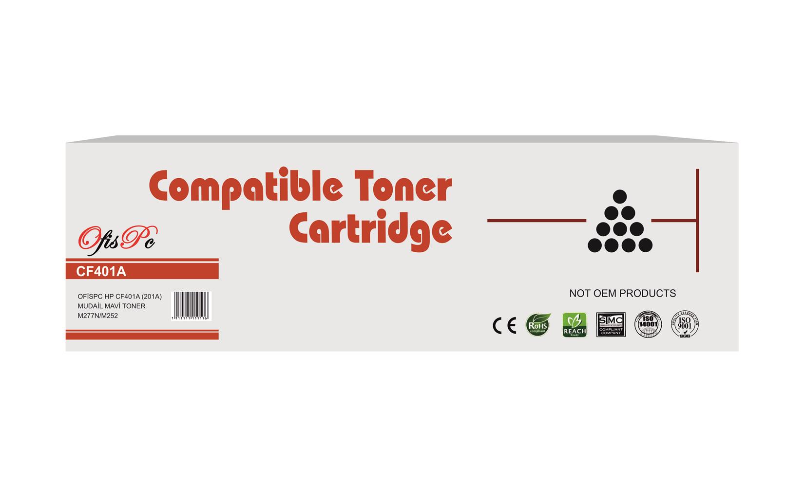 OfisPc Hp 201A Mavi 1.400 Sayfa Muadil Toner CF401A M227/M252
