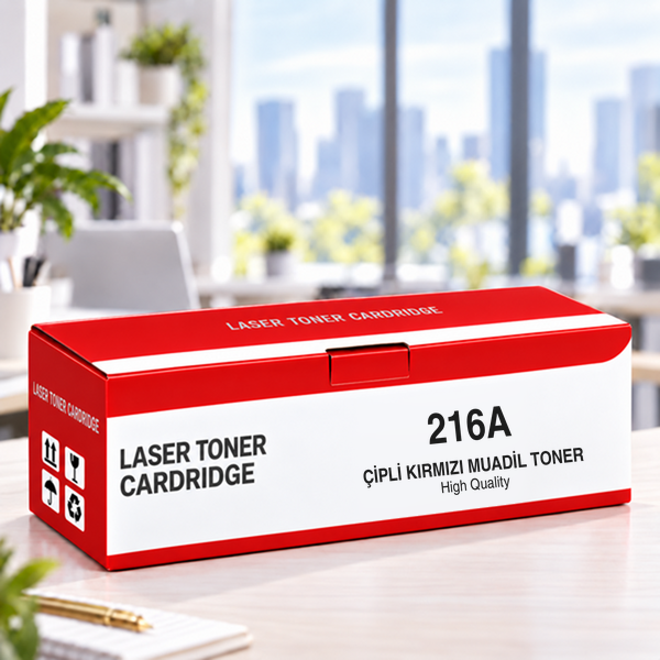 Yugubi Hp 216A Çipli Kırmızı Muadil Toner 0.8K