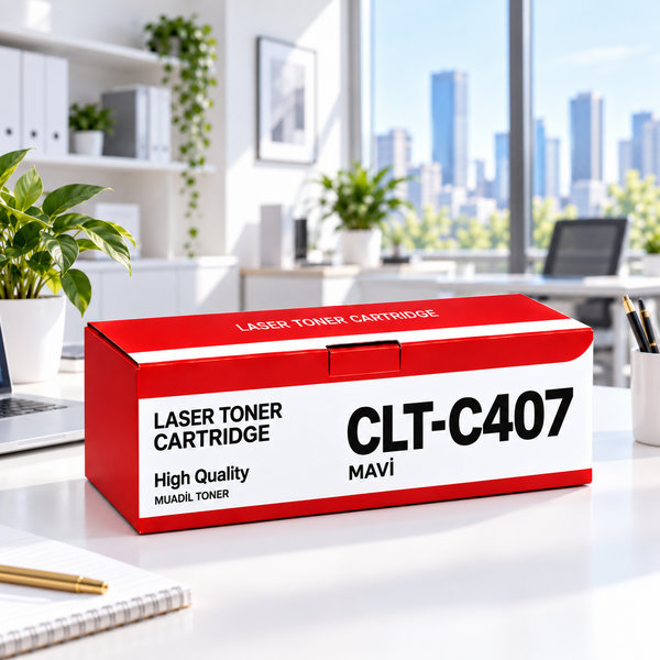 Yugubi Samsung Clt-C407 Mavi Muadil Toner 1K