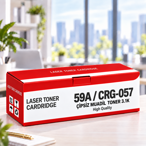 Yugubi Hp 59A / Canon Crg-057 Çipsiz Muadil Toner 3.1K - Kolisi 14 Ad