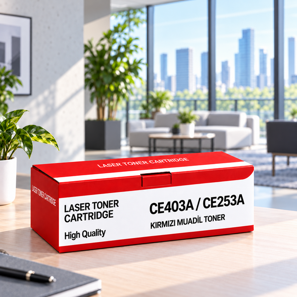 Yugubi Hp Ce403A / Ce253A Kırmızı Muadil Toner 6K - Kolisi 8 Ad