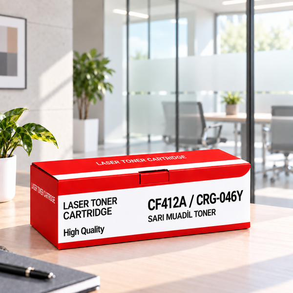 Yugubi Hp Cf412A / Canon Crg-046Y Sarı Muadil Toner 2.3K - Kolisi 30 Ad