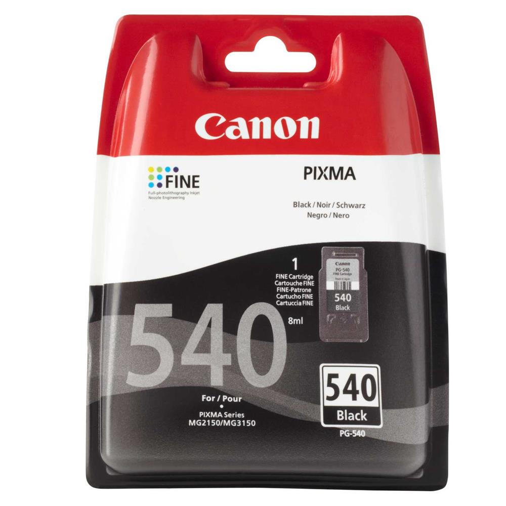 Canon PG-540 Black Siyah Mürekkep Kartuş MX375/390/395/435/475 MG2250/3250/3550