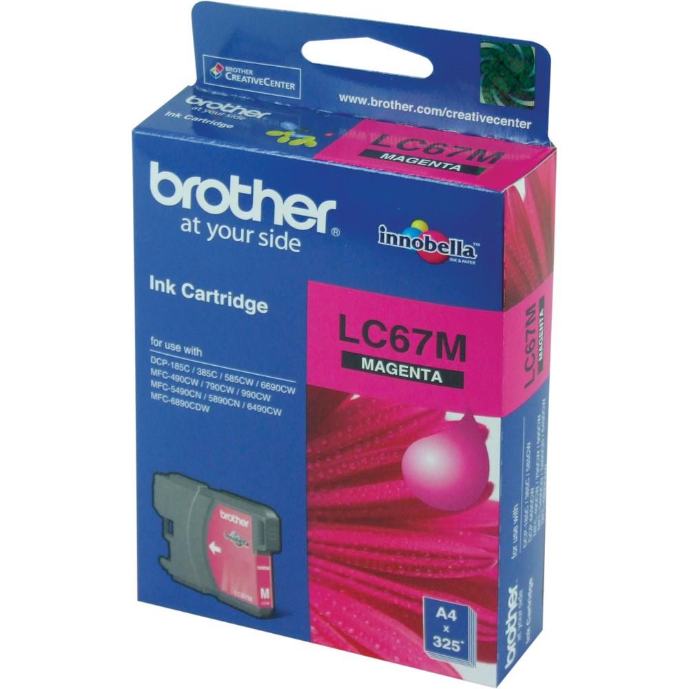 Brother LC-67M Magenta Kırmızı 325 Sayfa Kartuş DCP-185/385 MFC-490/615/790/795/990/5490/5890/6490/6