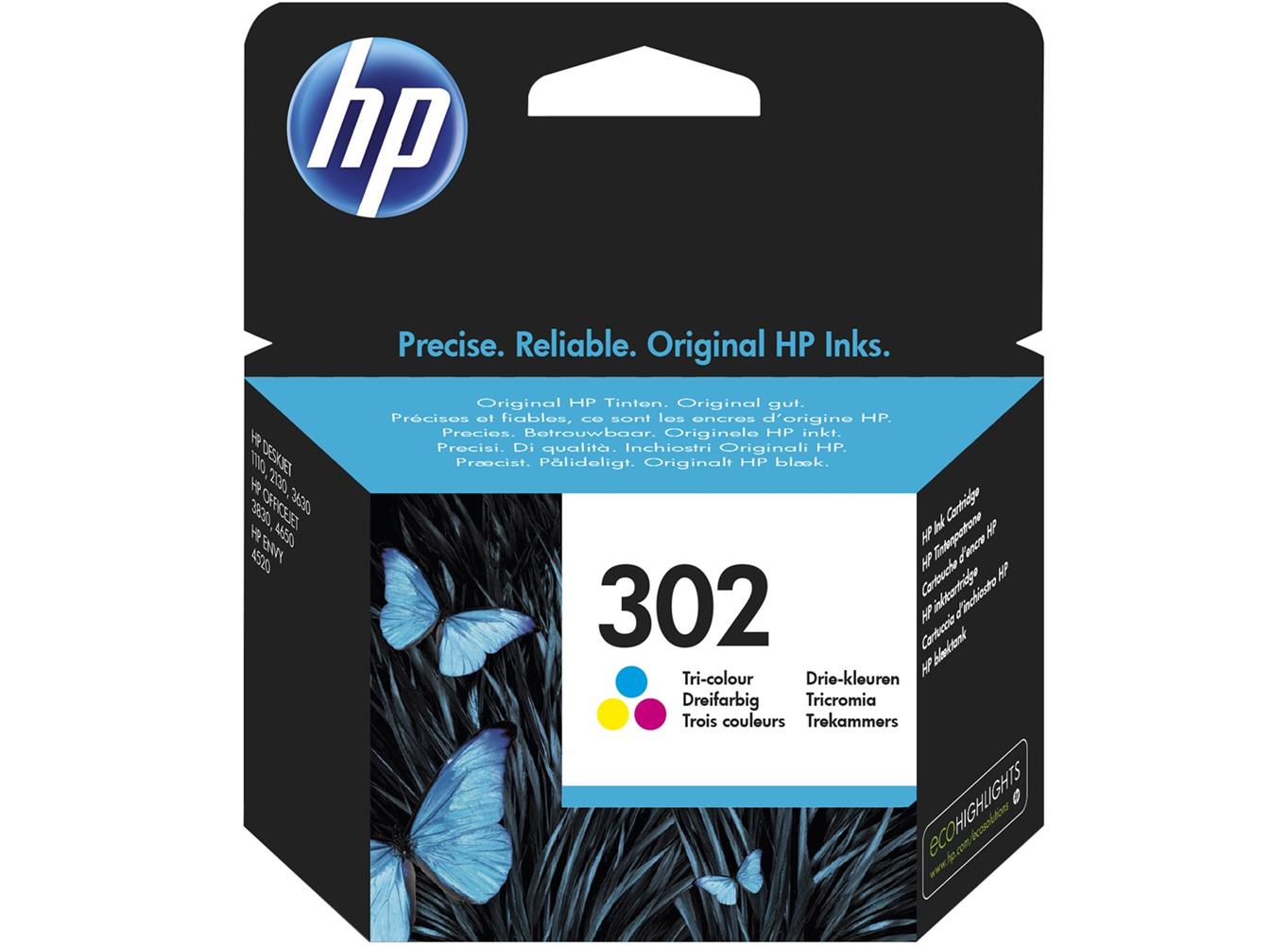 HP 302 Color Renkli Kartuş F6U65AE - görsel 2