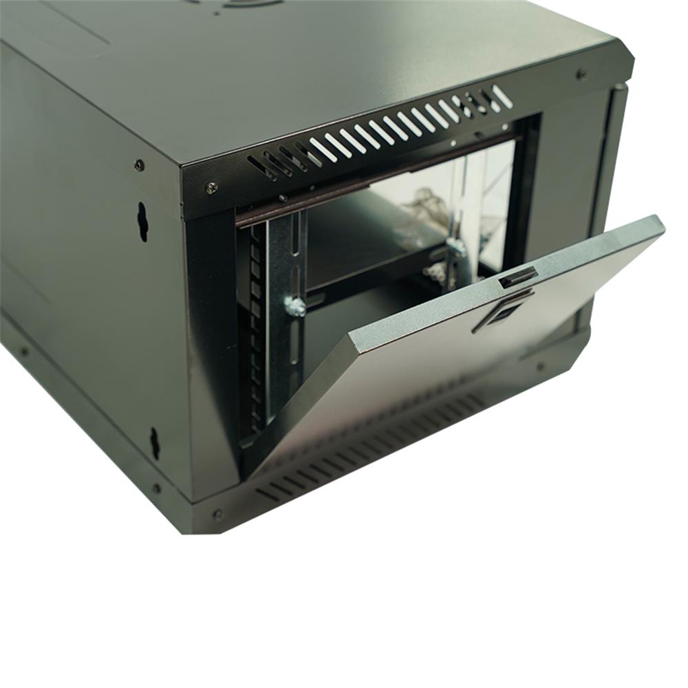 Racksan ML-6407S 7U Duvar Tipi Kabinet (350*530*400) Raf+Fan+Priz