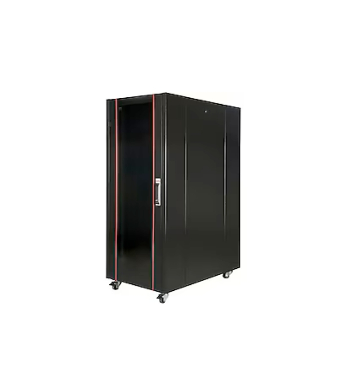 LN-HL42U8010-BL-B 42U W800mm x D1000mm Dikili tip Kabinet-CAM KAPAKLI KABİN