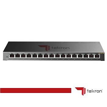 TEKRON 16 PORT GIGABIT SWITCH 10/100/1000